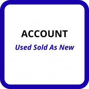 Account – Used Sold As New