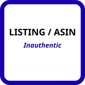 Listing / ASIN – Inauthentic