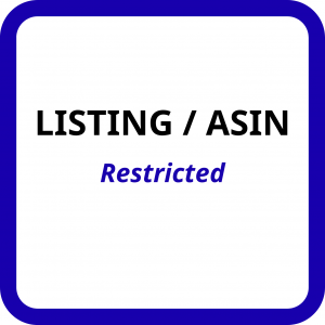 Listing / ASIN – Restricted
