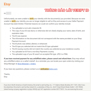 ETSY – XÁC MINH DANH TÍNH TÀI KHOẢN (VERIFY ID)