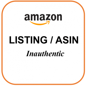 Listing / ASIN – Inauthentic