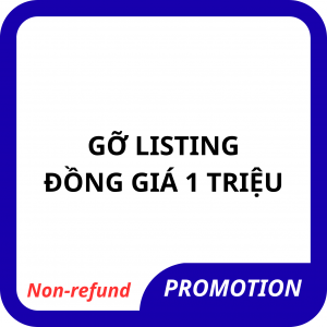 Listing AMZ – Đồng giá 1 triệu đồng