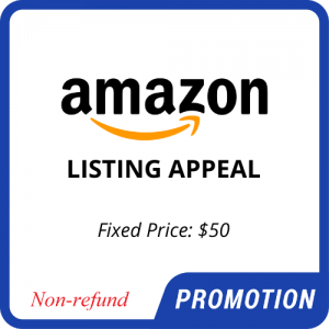 Amazon Listing Appeal – Fixed Price at 50 USD